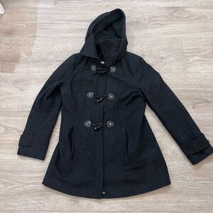 Calvin Klein Charcoal Gray Wool Coat. Approx size Medium.